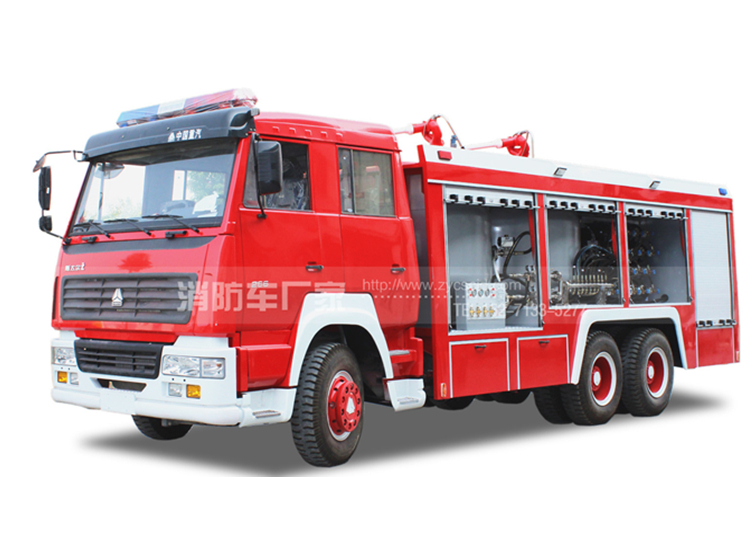 【重汽牌】豪沃6噸干粉消防車(chē)