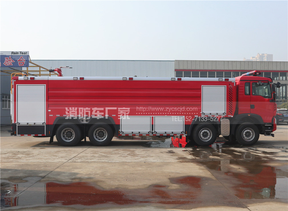 國(guó)六重汽24噸水罐消防車(chē)