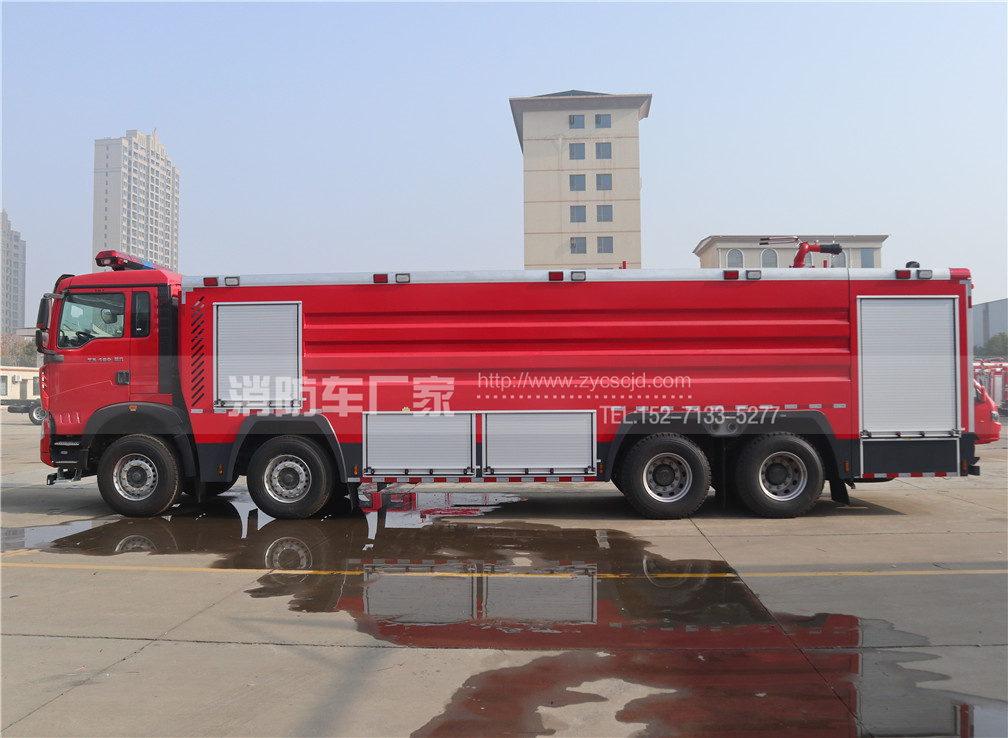 國(guó)六重汽24噸水罐消防車(chē)