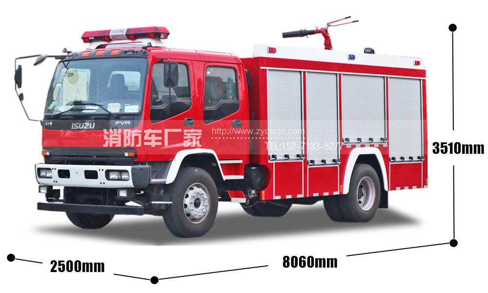 【五十鈴】FTR 6噸水罐消防車(chē)